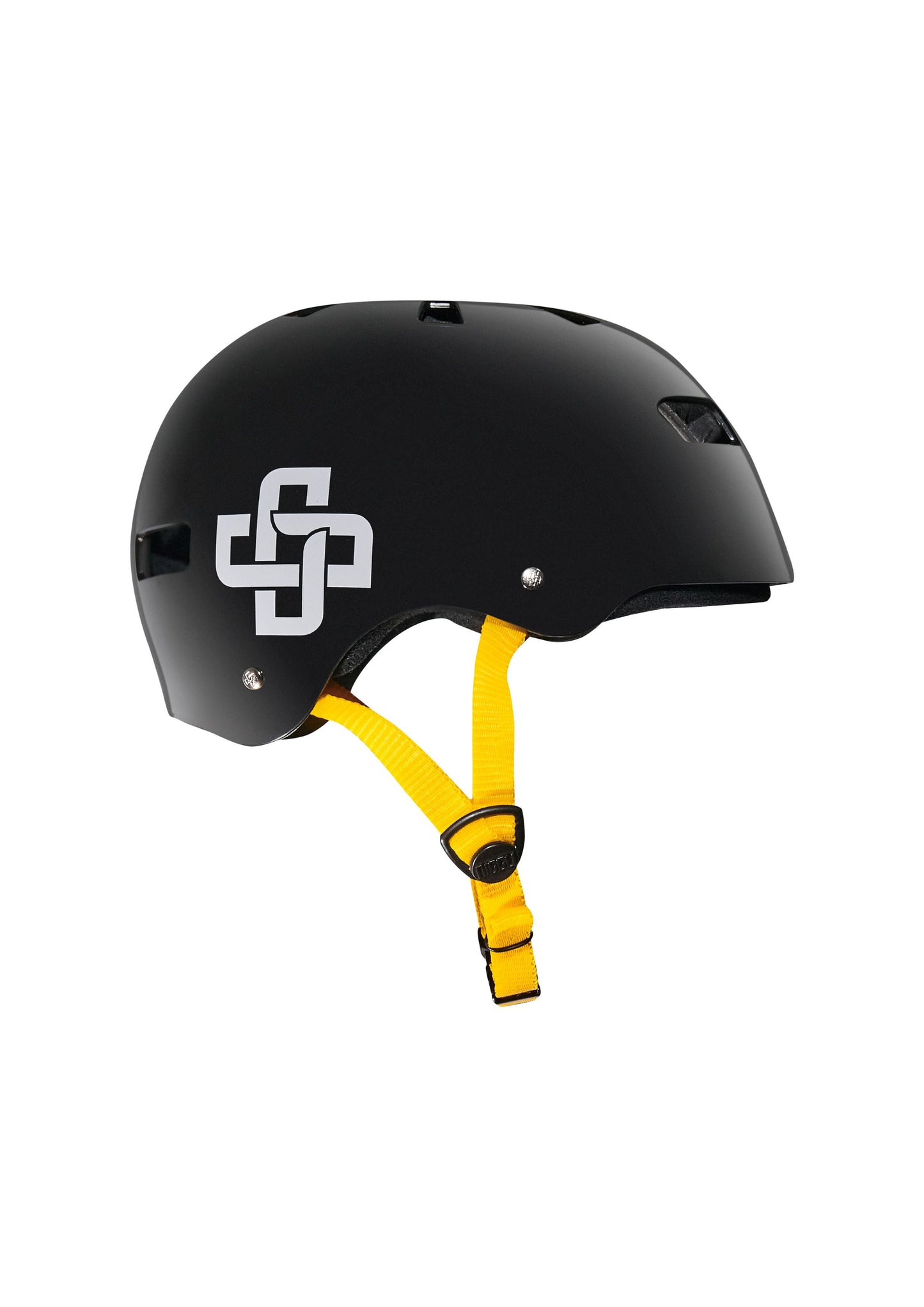 CAPACETE PRETO FITA AMARELA PRO BRILHO