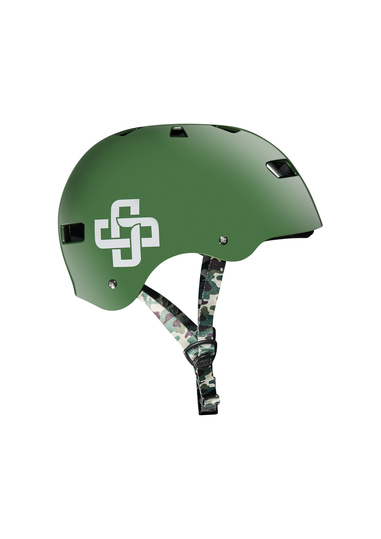 CAPACETE VERDE FITA CAMUFLADA PRO BRILHO
