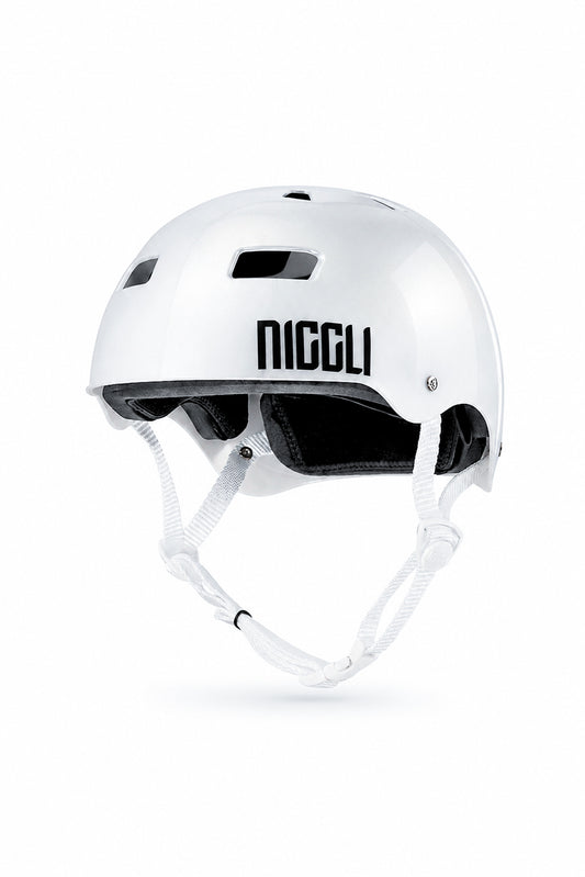 CAPACETE BRANCO PÉROLA PRO BRILHO