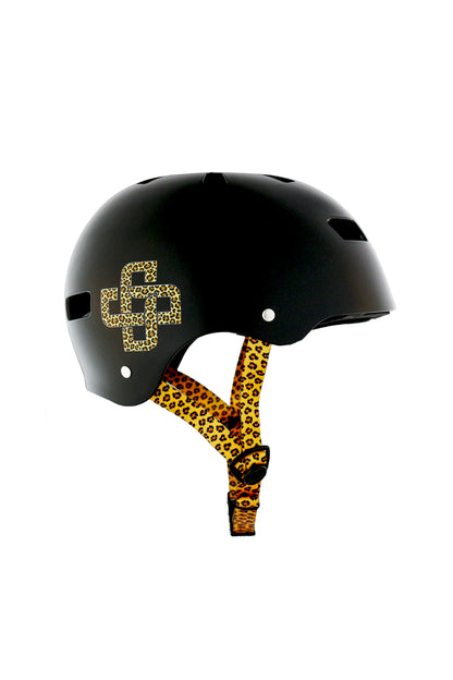 CAPACETE PRETO ONÇA PRO BRILHO