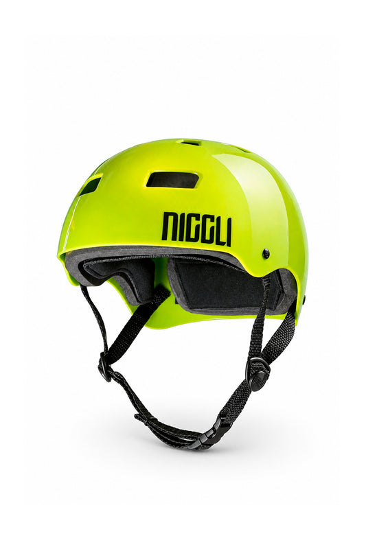 CASCO AMARILLO NEÓN N1 BRILLANTE