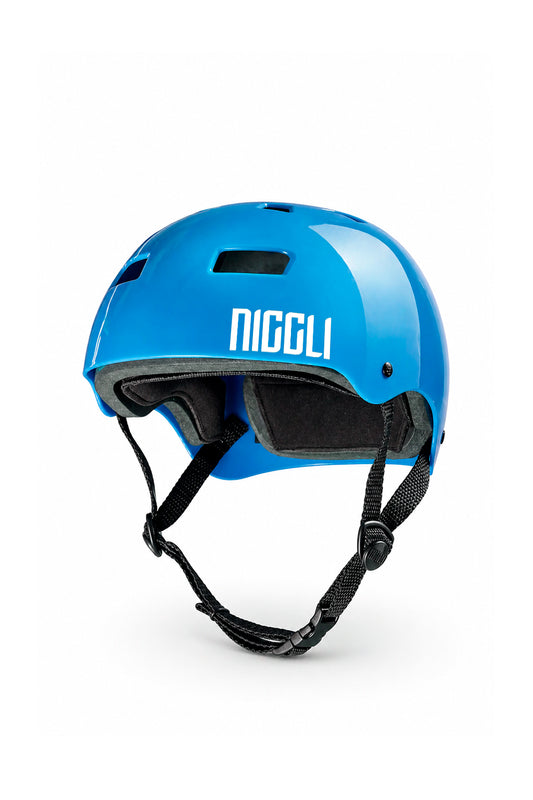 CASCO AZUL N1 BRILLO