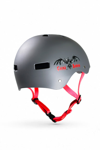 CAPACETE CAINÃ BARBÉRIO CINZA FOSCO PRO MODEL