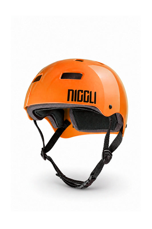 CASCO NARANJA N1 BRILLO