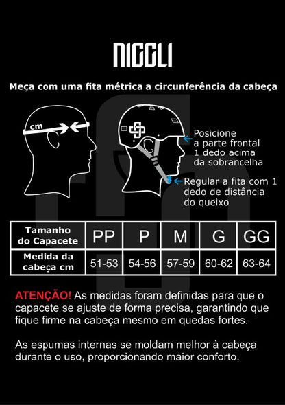 CAPACETE THIAGO BUNI PRO MODEL PRETO FOSCO
